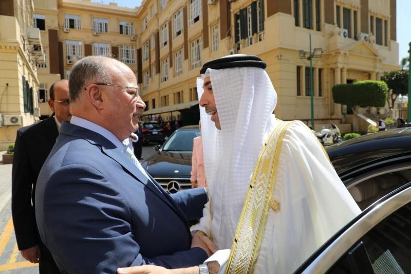 محافظ القاهرة يلتقي محافظ العاصمة الأردنية