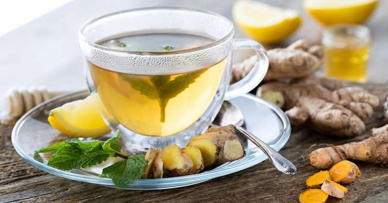 طريقة عمل شاي أخضر بالزنجبيل والعسل
