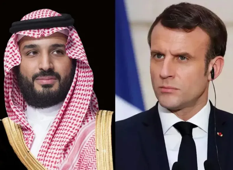 ولي العهد السعودي والرئيس الفرنسي يبحثان هاتفيا تطورات الأوضاع في المنطقة