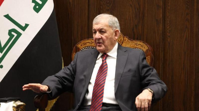 الرئيس العراقي يُعرب عن أمله في نجاح مفاوضات الولايات المتحدة وإيران