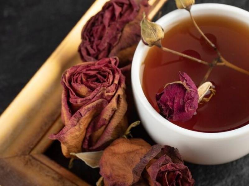 شاي الورد لتخفيف الوزن