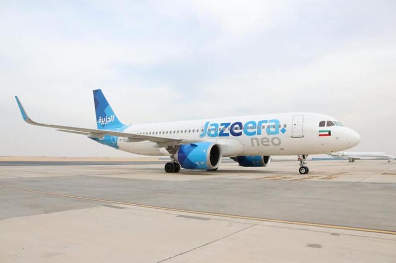 مطار سفنكس الدولي يستقبل أولى رحلات شركة طيران الجزيرة