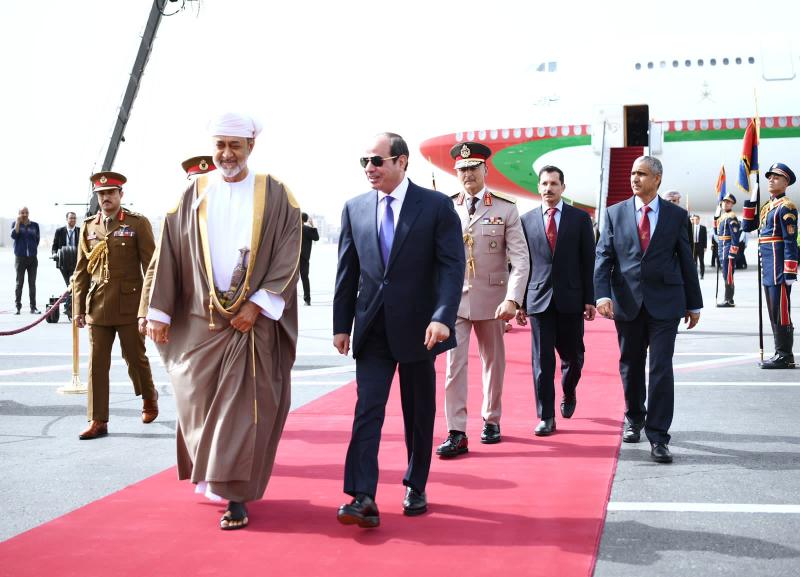 تفاصيل لقاء الرئيس السيسي وسلطان عمان اليوم