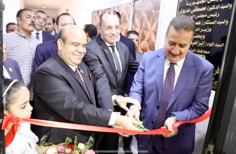 محافظ المنوفية يفتتح مقر فرع توثيق ضواحي شبين الكوم الجديد