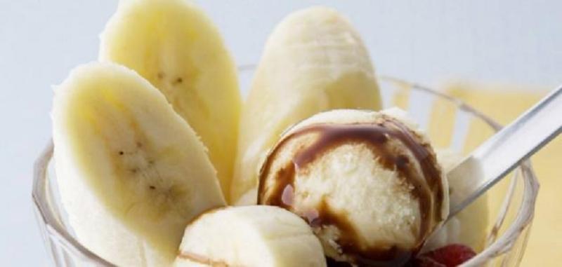 طريقة عمل آيس كريم الموز بالمنزل