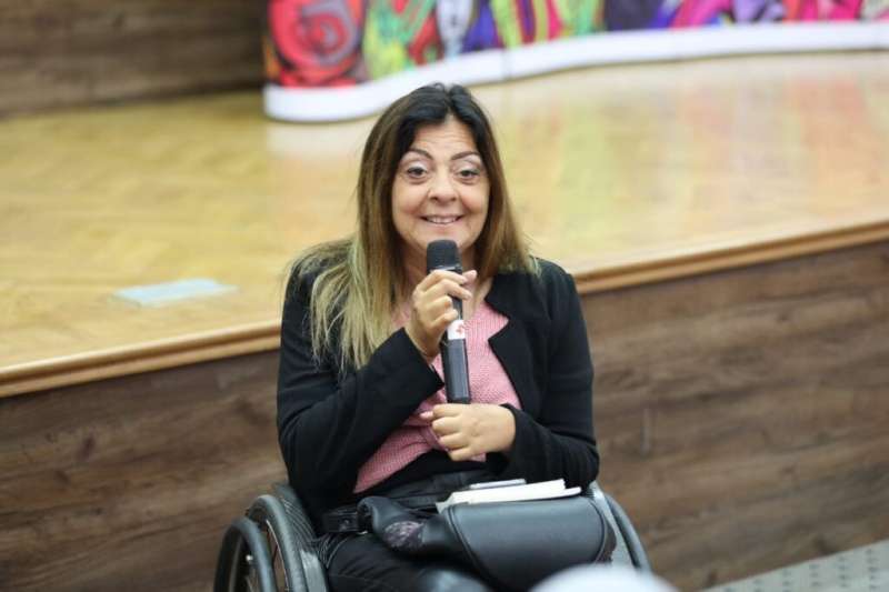 إيمان كريم تهنئ هبة هجرس لفوزها بمنصب مقرر حقوق ذوي الإعاقة بالأمم المتحدة