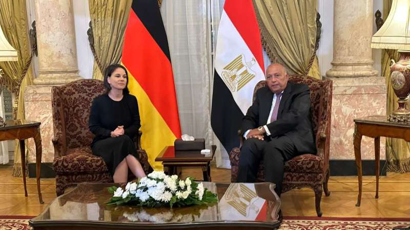 محادثات مصرية ألمانية بالقاهرة لبحث تطورات الوضع الإنساني والأمني المتدهور بقطاع غزة