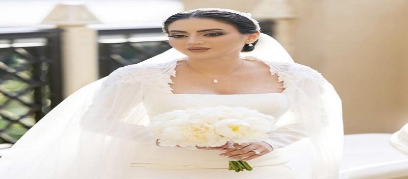 دانية الشافعي تخطف الأنظار بإطلالة ساحرة في حفل زفافها | صور