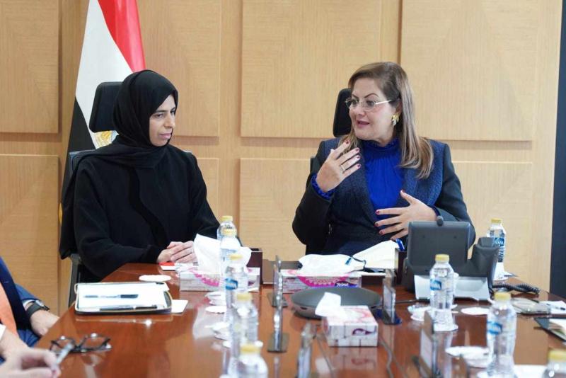 هالة السعيد تبحث مع وزيرة التعاون الدولي القطرية سبل التعاون المشترك