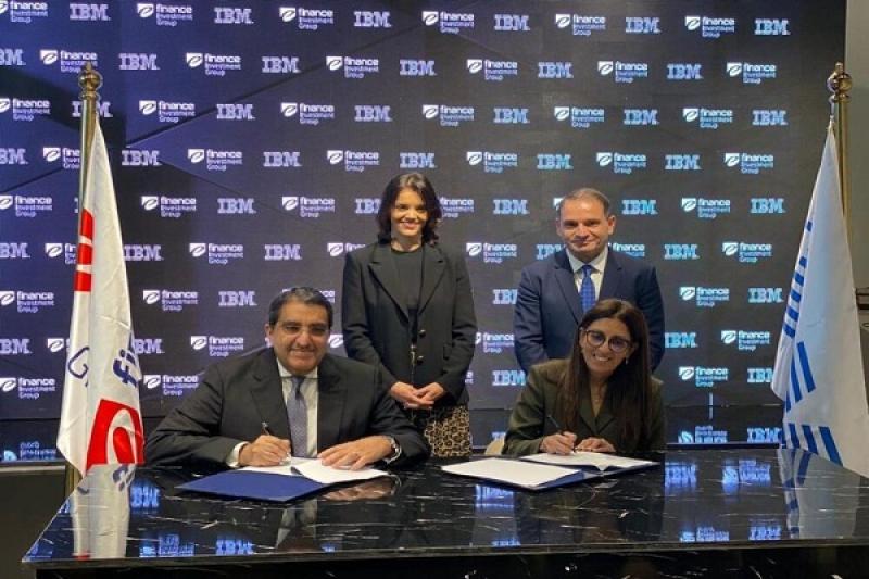 إي فاينانس توقع بروتوكول تعاون مع IBM لتعزيز الخدمات المصرفية الرقمية في مصر