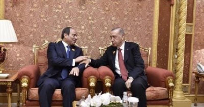 الرئيسان السيسي وأردوغان يتوافقان على رفض تصفية القضية الفلسطينية