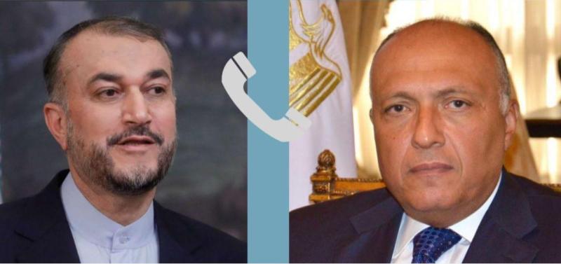 وزيرا خارجية مصر وإيران يبحثان تدهور الأوضاع الإنسانية المأساوية في غزة