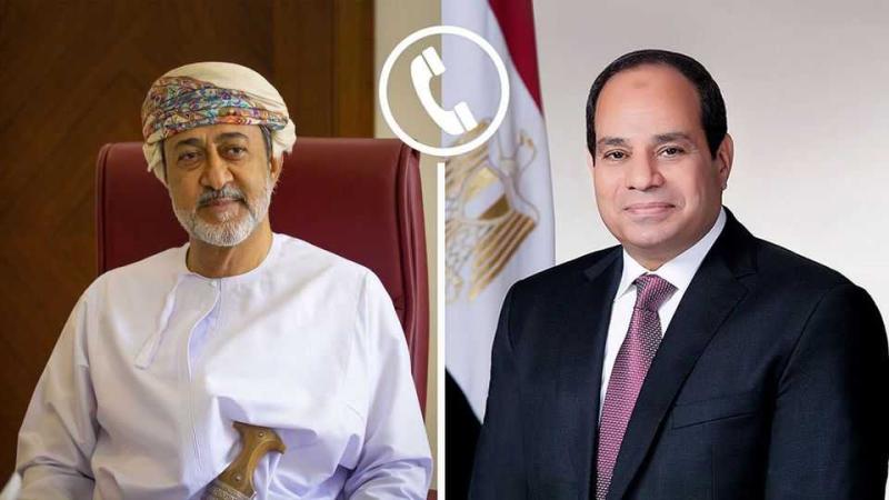الرئيس السيسي وسلطان عمان يتبادلان التهنئة بحلول عيد الفطر