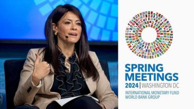 وزيرة التعاون الدولي تبدأ اليوم مشاركتها في اجتماعات الربيع لصندوق النقد والبنك الدوليين لعام 2024 بواشنطن