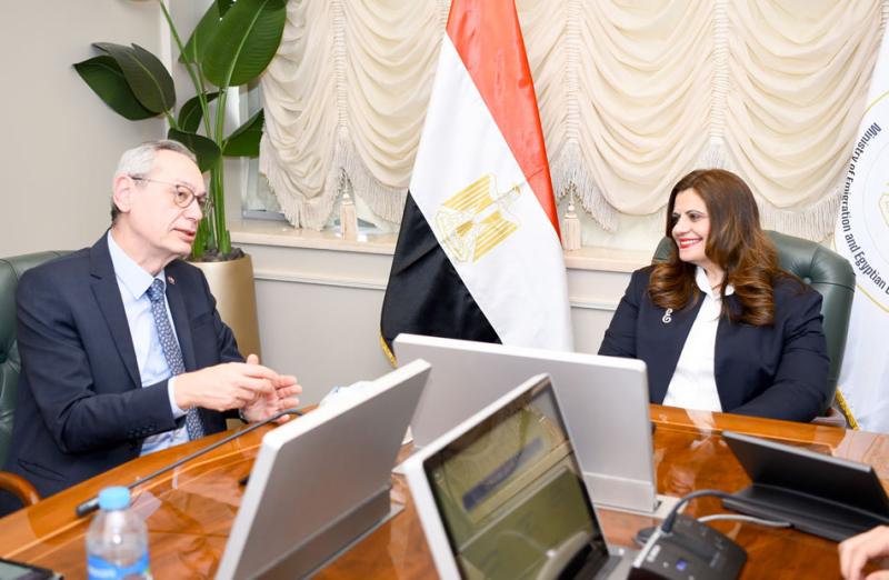 وزيرة الهجرة: حريصون على التعاون مع مختلف المؤسسات لإتاحة فرص التدريب والتأهيل للشباب المصري