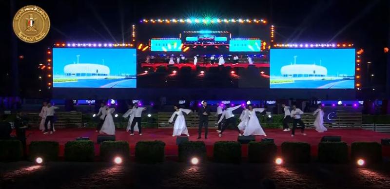 محمد حماقي يشارك في حفل افتتاح بطولة الفروسية بحضور الرئيس السيسي