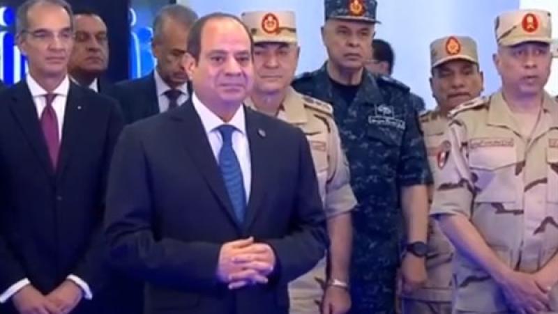 الرئيس السيسي: 95% من مصر صحراء ومفيش عندي غير الإنسان