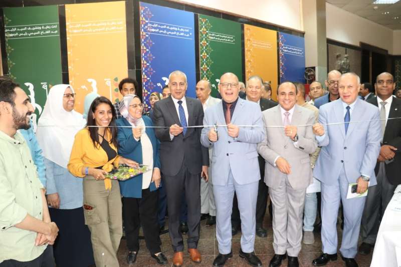 افتتاح فعاليات الخيمة التمريضية على هامش مؤتمر البيئة الدولي بجامعة سوهاج