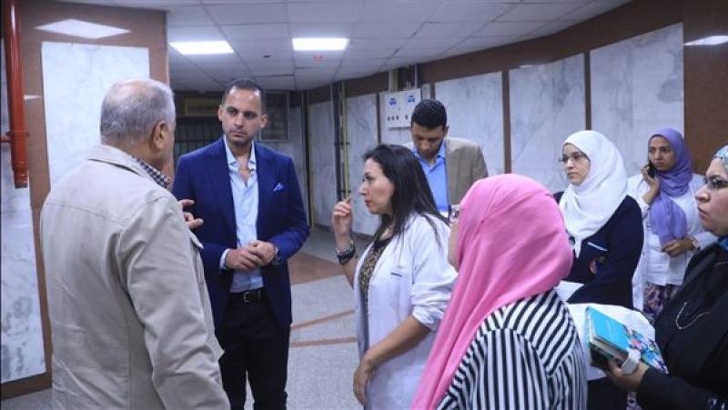 نائب وزير الصحة يتفقد مستشفى عين شمس ومعرفة الخدمات الطبية المقدمة للمواطنين