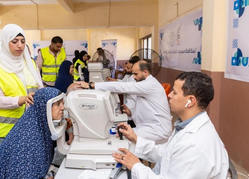 الكشف على 174 مريضًا في قافلة سكانية إلى قرية ديسيا بمحافظة البحيرة