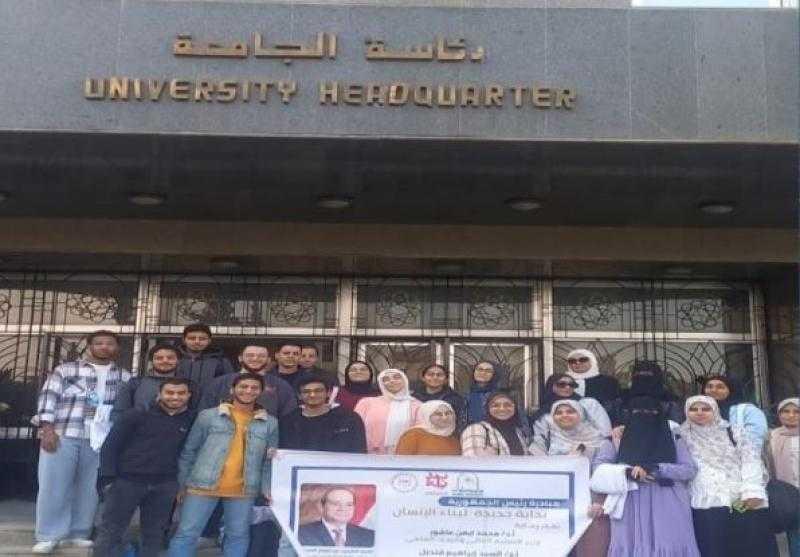 جامعة حلوان تطلق القافلة الطبية التثقيفية بمركز واحة المنتجين بأكتوبر