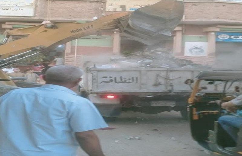 رفع 650 طن مخلفات ورتش من نفق ”الفكهانية” بحي العمرانية