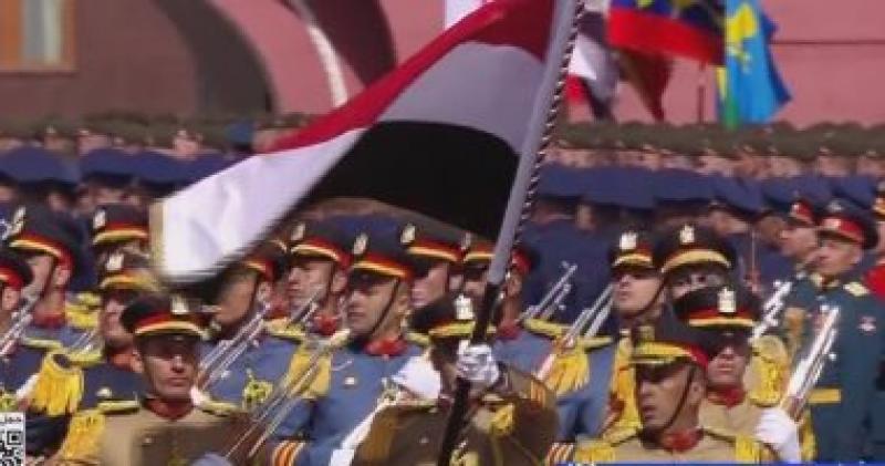 القوات المصرية تشارك في احتفالات عيد النصر بموسكو بحضور الرئيس السيسي