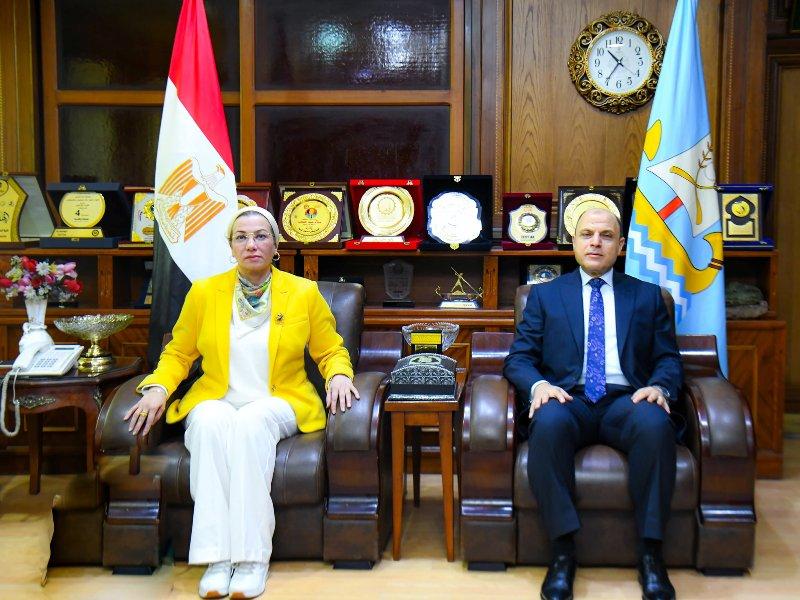 وزيرة البيئة: استكمال تنفيذ البنية التحتية لمنظومة الإدارة المتكاملة للمخلفات بكفرالشيخ