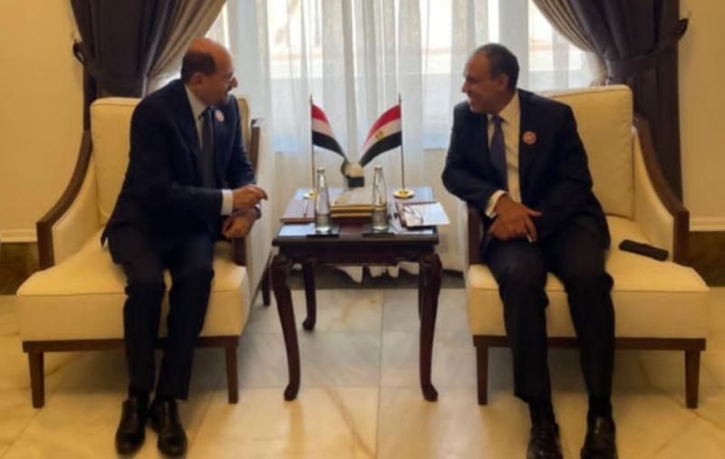 وزير الخارجية يلتقي نظيره اليمني على هامش الاجتماع الوزارى التحضيري للقمة العربية