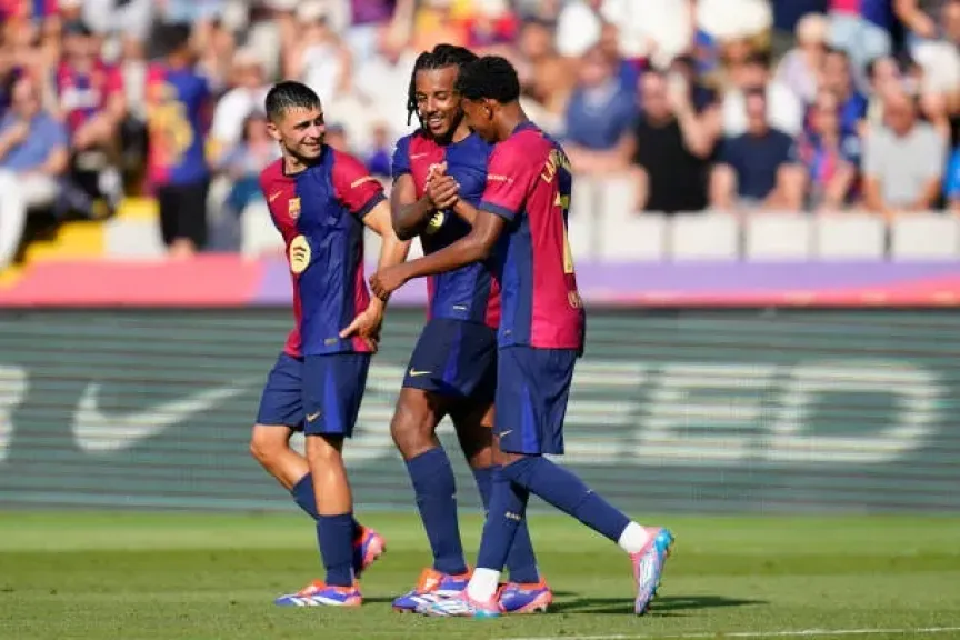 سبب غياب يامال برشلونة عن مواجهة بلنسية بالدوري الإسباني