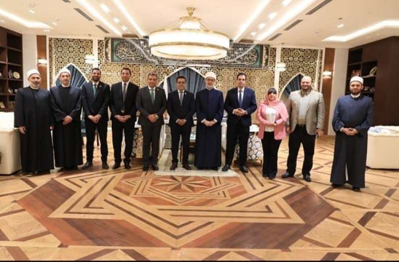 حزب الوعي يلتقي مفتي الجمهورية لتقديم التهنئة بعيد الأضحى