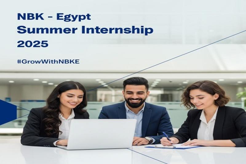 بنك الكويت الوطني – مصر يعلن فتح باب التقديم على برنامج التدريب الصيفي 2025 لطلاب الجامعات