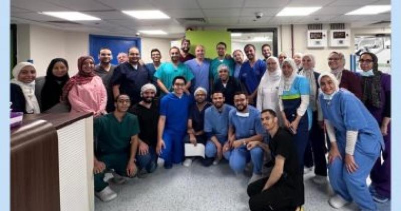 نجاح فريق طبي متخصص بقصر العيني في إجراء جراحة نادرة عالية الخطورة