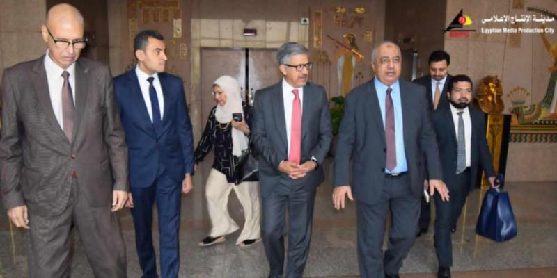 سفير باكستان بالقاهرة يزور مدينة الإنتاج: نرغب في شراكة إعلامية تعزز العلاقات الثقافية