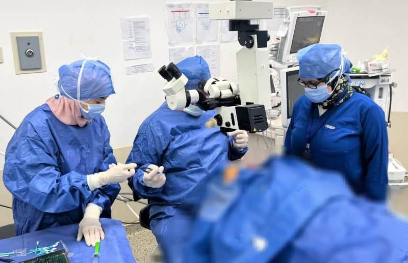الرعاية الصحية: إنجاز طبي جديد بمجمع الإسماعيلية الطبي.. زراعة قرنية معقدة لسيدة ستينية