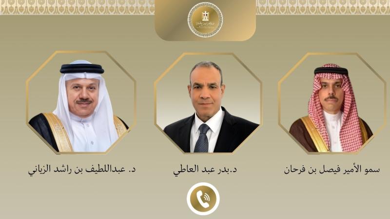 وزير الخارجية يبحث مع نظيريه السعودي والبحريني التصعيد العسكري بين إسرائيل وإيران