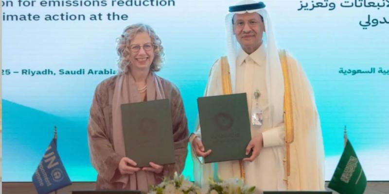السعودية والأمم المتحدة يوقعان مذكرة تفاهم للتعاون الإقليمي لخفض الانبعاثات
