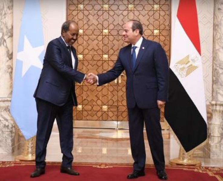 الرئيس السيسي يؤكد دعم مصر الكامل لتحقيق الاستقرار في الصومال