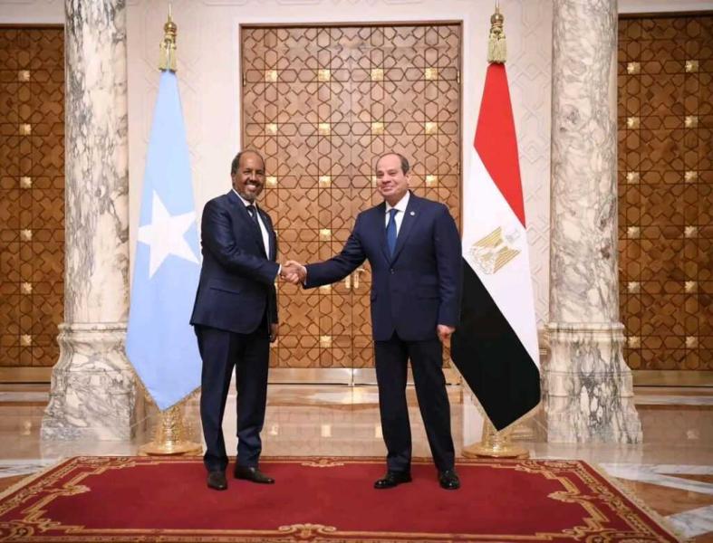 نص كلمة الرئيس السيسي خلال مؤتمر صحفي مشترك مع نظيره الصومالي بمدينة العلمين