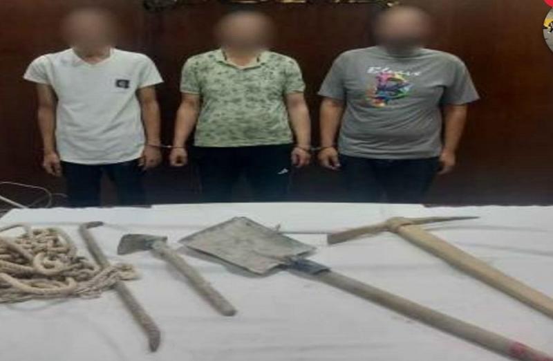 القبض على 3 أشخاص للتنقيب عن الآثار داخل عقار في القاهرة