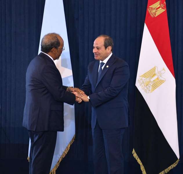 المتحدث الرئاسي ينشر صور استقبال الرئيس السيسي لنظيره الصومالي بمدينة العلمين