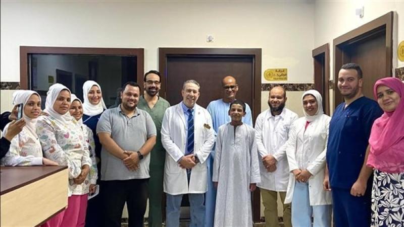 إنقاذ طفل من متلازمة ”تحلل البشرة السميّ” النادرة بمستشفى حورس التخصصي بالأقصر