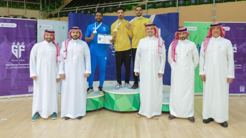 بينهما مصريتان حصدتا ذهبيتان.. اللجنة الأولمبية السعودية تتوج أبطال البطولة المفتوحة للمبارزة