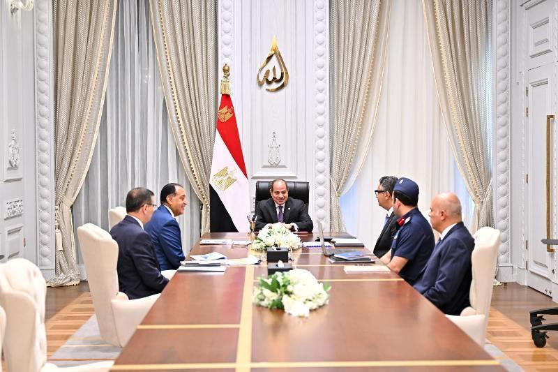 الرئيس السيسي يستعرض جهود تحسين الأراضي الزراعية وزيادة الإنتاجية من اللحوم الحمراء والألبان