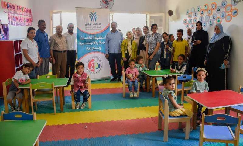 عضو التحالف الوطني تفتتح حضانة جديدة لتنمية الطفولة المبكرة.. صور