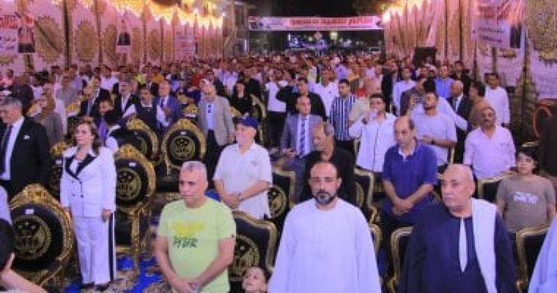 مؤتمر جماهيري حاشد لحزب المؤتمر فى المطرية لدعم مرشحي القاهرة بانتخابات ”الشيوخ”