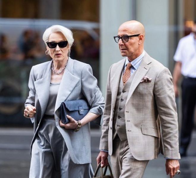 ميريل ستريب تخطف الأنظار بأول ظهور لها في الجزء الثاني من The Devil wears a Prada