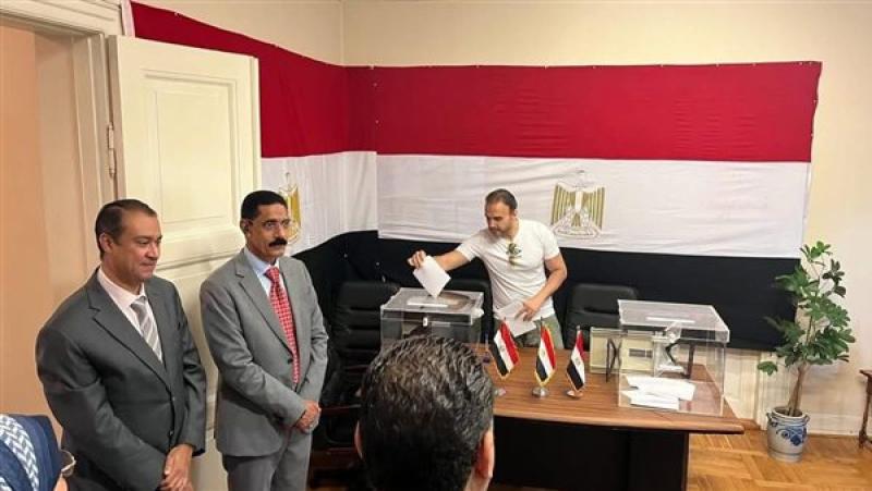 تواصل تصويت المصريين بانتخابات الشيوخ في بيروت لليوم الثاني