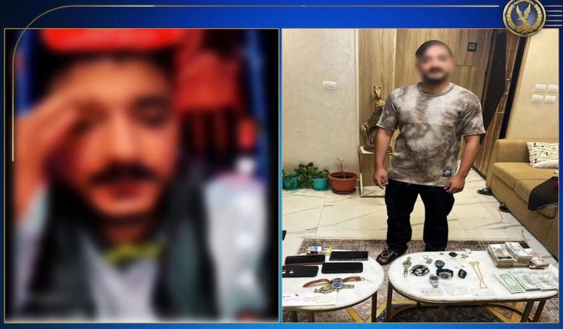 القبض على البلوجر مداهم وبحوزته مواد مخدرة وعملات أجنبية ومشغولات ذهبية