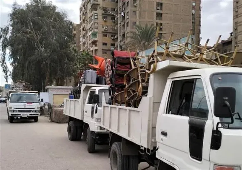 إزالة 180 إشغال طريق في الدلنجات بمحافظة البحيرة